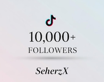 10,000 TikTok Followers, Real Account Growth Boost