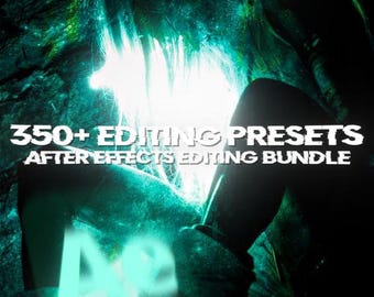 Paquete todo en uno de más de 350 programas de edición para After Effects (Paquete avanzado de movimiento y efectos especiales)
