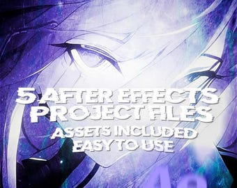 5 archivos de proyecto de After Effects: plantillas de vídeo cinematográficas y virales (recursos incluidos)