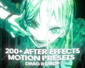 Más de 200 preajustes de movimiento para After Effects / Efectos de edición cinematográfica, paquete de transiciones suaves (acceso de por vida)