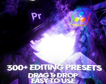 Paquete de más de 300 herramientas de edición para Premiere Pro, After Effects, DaVinci y CapCut.