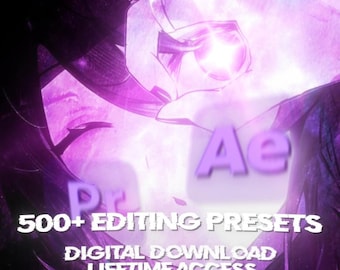 Paquete de edición todo en uno con más de 500 aplicaciones: After Effects y Premiere Pro.