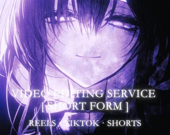 Servicio de edición de vídeo de formato corto / Reels, TikTok, Shorts / Edición cinematográfica personalizada