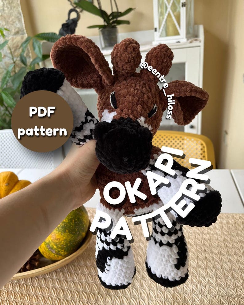 Okapi crochet pattern image 1