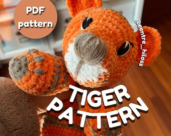 Modèle de tigre au crochet