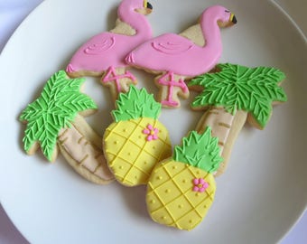 Palm Tree Cookies Etsy