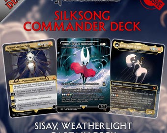 Baraja de Comandante Silksong / Sisay Planeswalker Superfriends / Baraja EDH personalizada 100 cartas + Fichas