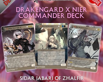 Drakengard x NieR: Automata Commander Deck / Custom EDH Deck 100 cartas + Fichas