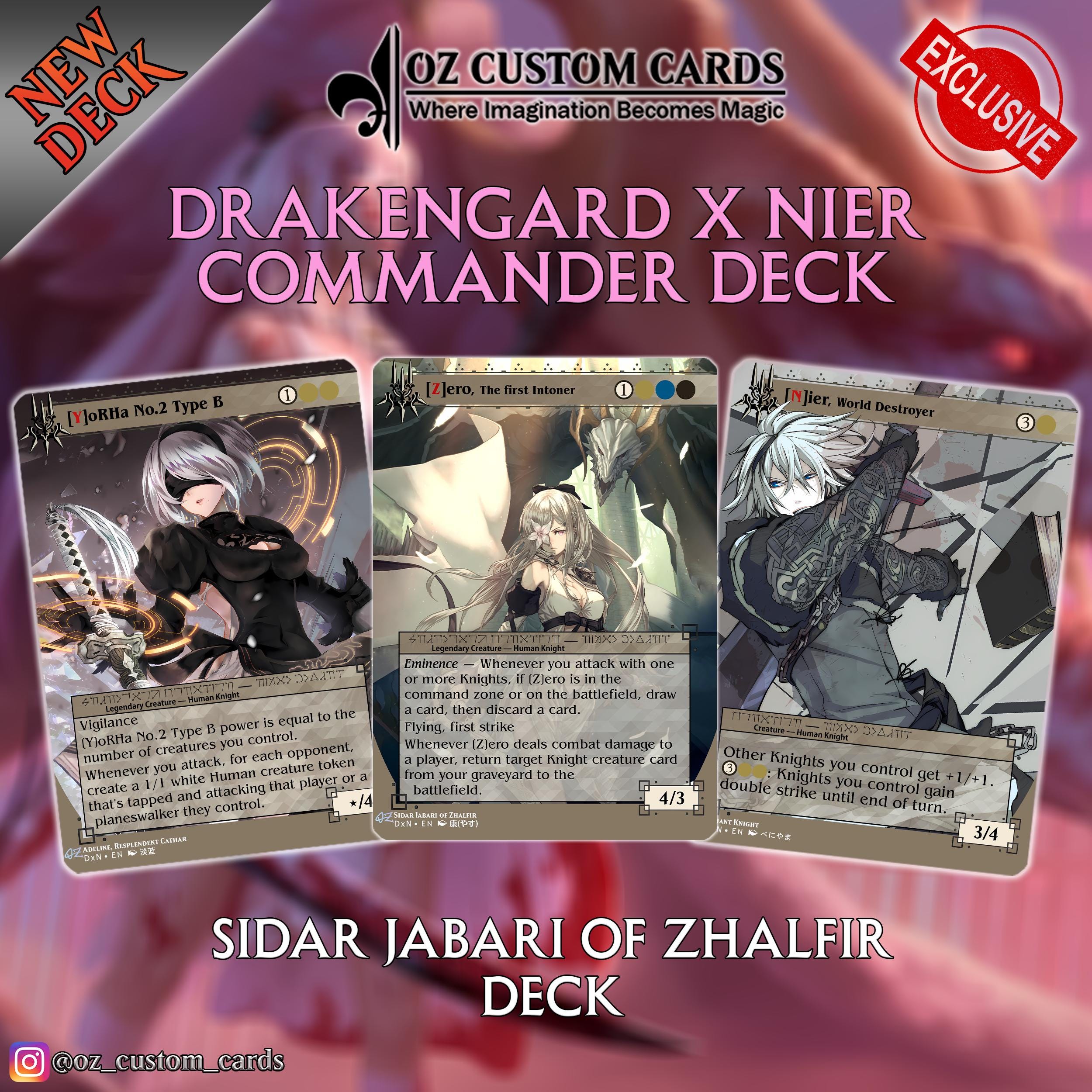 Nier Automata Mtg Cards - Etsy