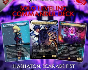 Mazo de comandante de nivel individual / Mazo EDH personalizado 100 cartas + fichas
