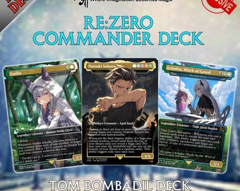 RE:Zero Commander Deck / Tom Bombadil / Deck EDH personalizado 100 cartas + fichas