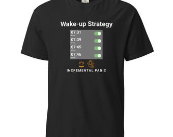 Wake Up Strategy Shirt – Funny Coding Humor Gift Tee