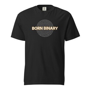 Born Binary Shirt - Lustiges Tech Circular Binary Design Grafik Geschenk Tee