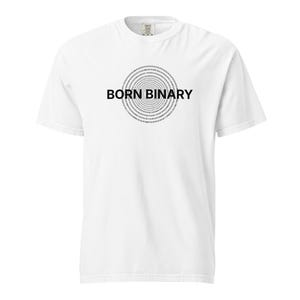 Born Binary Shirt - Lustiges Coding Circular Binary Design Geschenk Tee