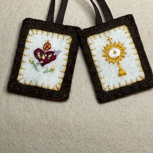 We Adore You O Christ Brown Scapular