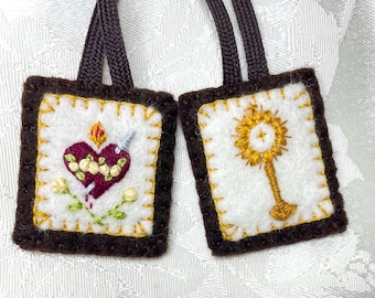 We Adore You O Christ Brown Scapular