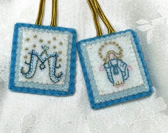 Immaculate Conception Blue Scapular