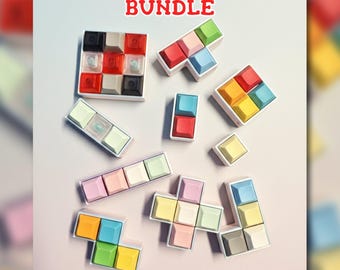 Clicky Clicker Keyboard Fidget STL - 10 modellen voor MX-switches - Mechanische switch fidget 3D-printbestanden - Commerciële licentie - geschikt voor XDA dsa