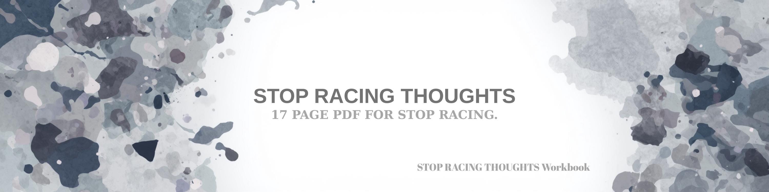 Overthinking Journal Printable | Stop Racing Thoughts Workbook PDF ...