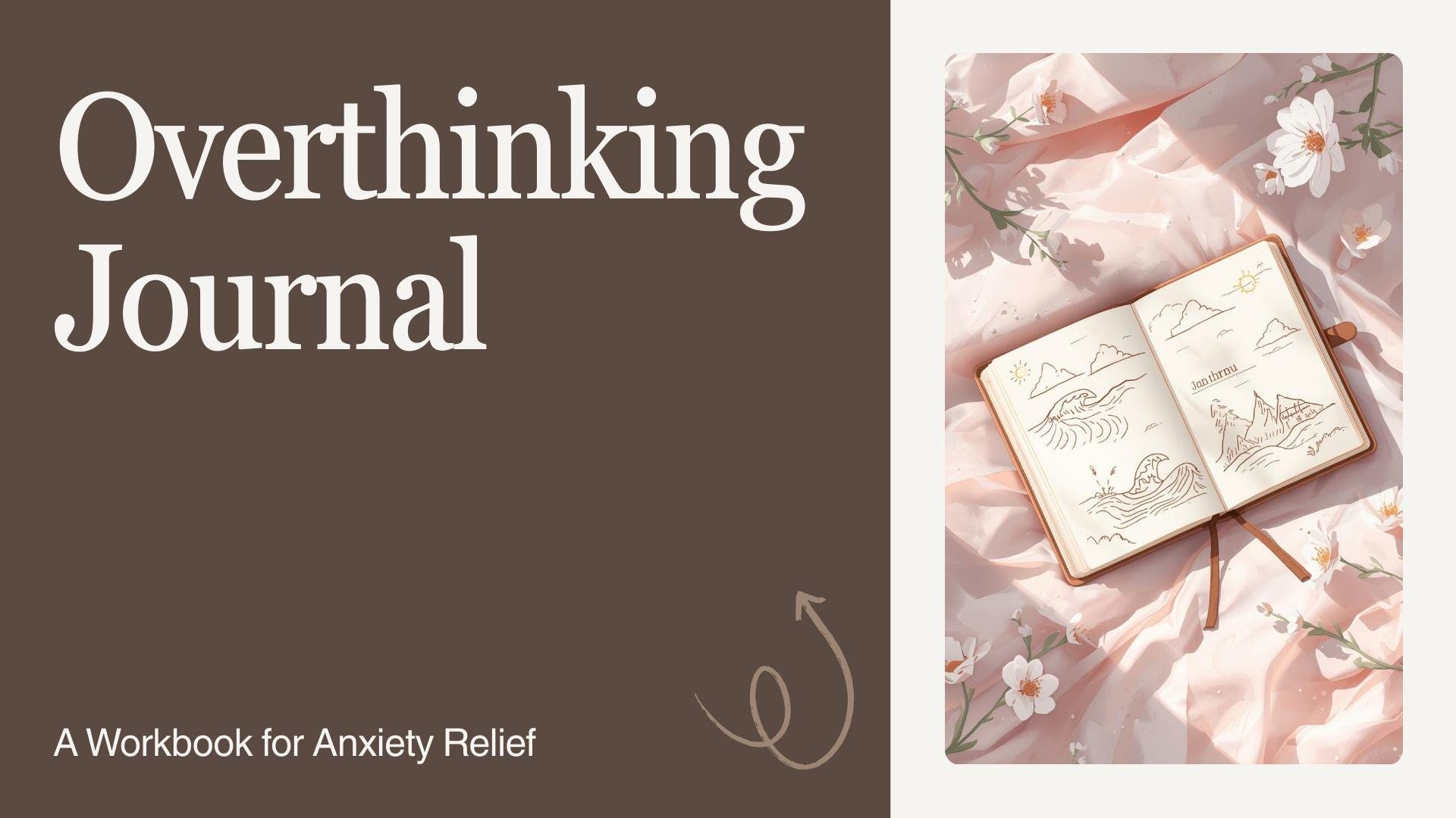 Overthinking Journal Printable | Stop Racing Thoughts Workbook PDF ...
