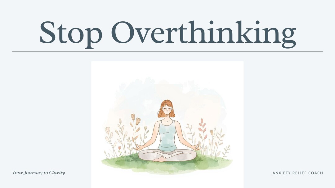 Overthinking Journal Printable | Stop Overthinking Workbook PDF ...