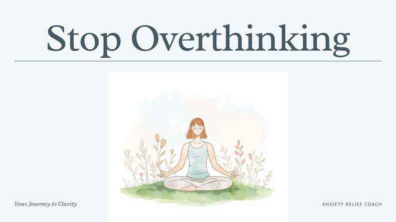 Overthinking Position Overthinking Journal Printable | Stop Overthinking Workbook PDF ...