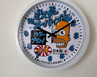 Orologio - 20 cm - Decorazione a tema cartoni animati/videogiochi