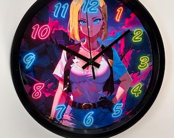 Orologio - 20 cm - Decorazione Manga/Videogiochi