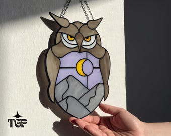 Stained Glass Owl Pattern – Beginner Tiffany Glass PDF