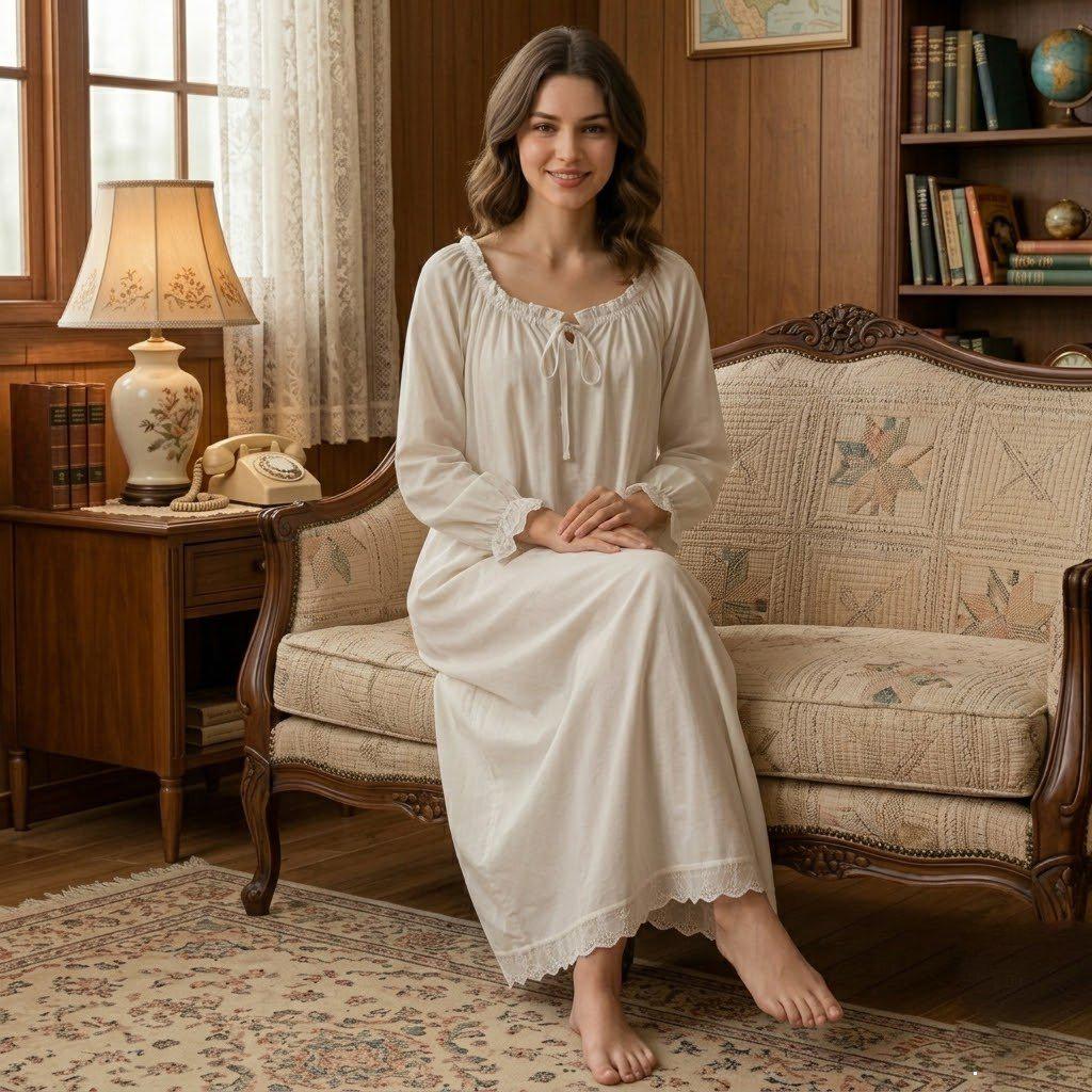 Vintage White Dress Long - Etsy