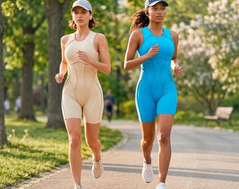 Sleeveless Fitness Jumpsuit, One-Piece Women Activewear, Backless Unitard Bodysuit, Athletic Play Suit for Yoga Sport Gym Workout Running