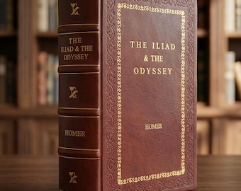 The Iliad & The Odyssey Premium Leather Bound – Homer Classic Edition