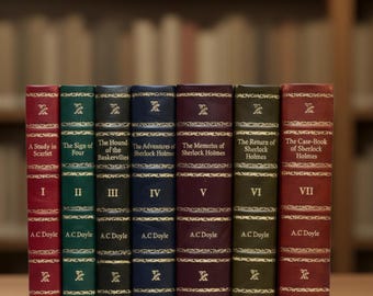Sherlock Holmes Leather Bound Collection – 7-Book Set by A.C. Doyle