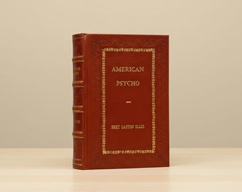 Edición encuadernada en cuero de American Psycho de Bret Easton Ellis