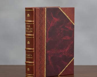The King in Yellow 1895 Leather Bound , Robert W. Chambers Classic