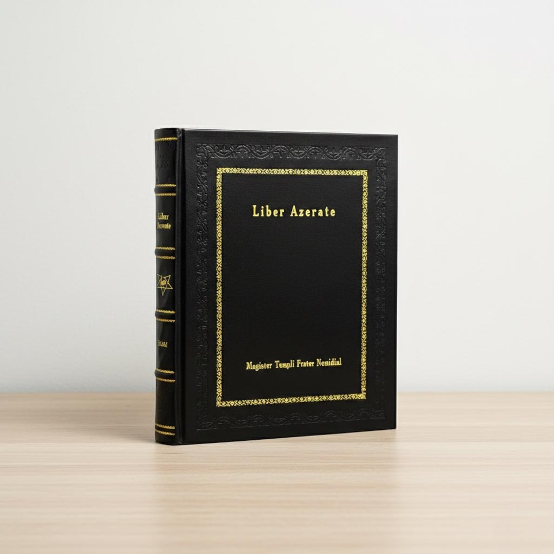 Liber Azerate Leather Bound Edition, Occult Collector's Book - Etsy