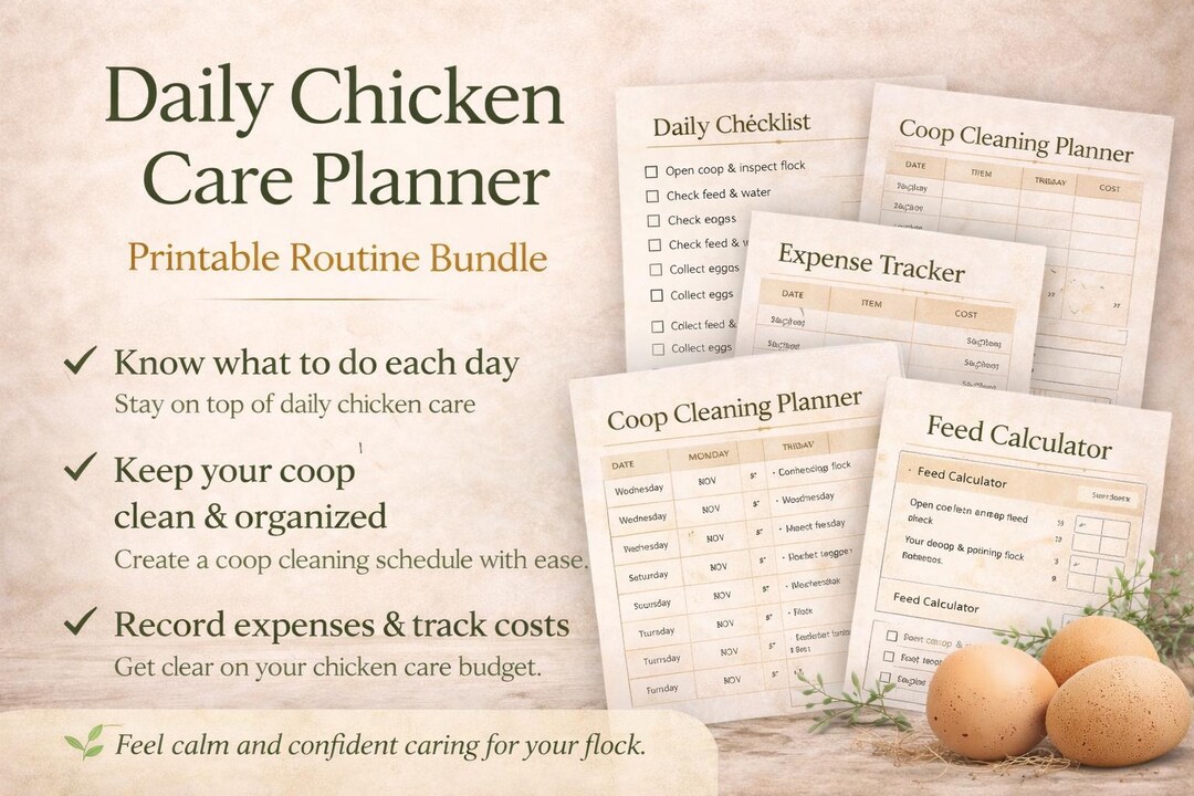 Daily Chicken Care Bundle - Etsy
