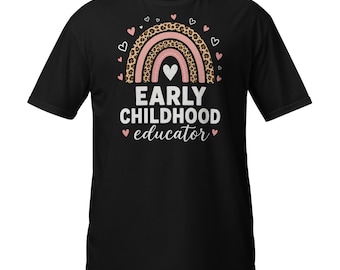 Men's Early Childhood Educator T-Shirt, ECE Teacher Gift, Preschool Education Graphic Tee