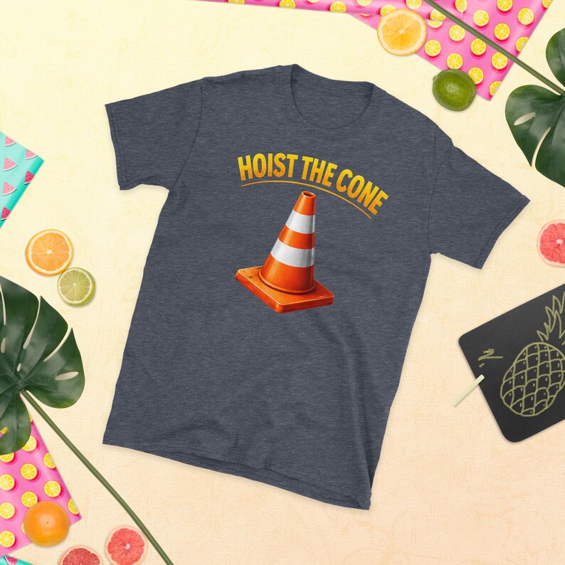 Funny Hoist The Cone Meme Baseball Lifestyle 101 T-Shirt, Baseball Humor Gift, Sports Fan Graphic Tee
