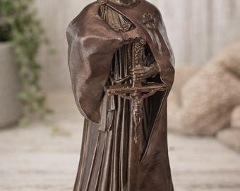 Takayama Ukon Samurai Christian Statue, katholische religiöse Sammlerfigur