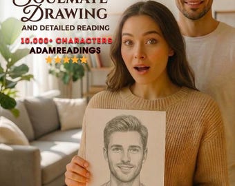 Soulmate Drawing and Tarot Reading, Draw My Soulmate, Your Future Husband/Wife, Soulmate Reading, Same Day, Psychic 1 Hour Reading