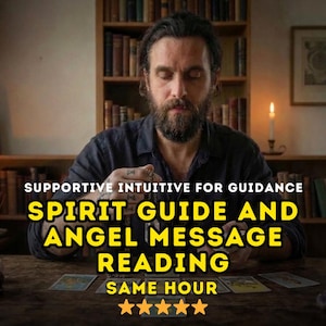 Geistführer und Engelbotschaftslesung | Psychische Tarot Orakel Anleitung | Personalisierte intuitive Botschaften für Klarheit und Unterstützung