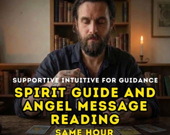 Spirit Guide and Angel Message Reading | Psychic Tarot Oracle Guidance | Personalized Intuitive Messages for Clarity & Support