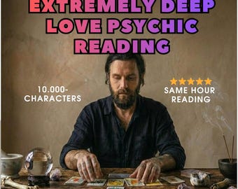 LOVE PSYCHIC READING same hour, in depth love reading tarot, psychic guidance love, relationship tarot reading