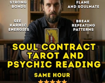 Soul Contract Tarot Psychic Reading | Karmic Connection, Past Life Bonds, Twin Flame & Soulmate Insight | Healing or Release Guidance