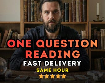 One Question Tarot Reading, Quick Psychic Insight | Fast Answer Reading, Same Day Delivery