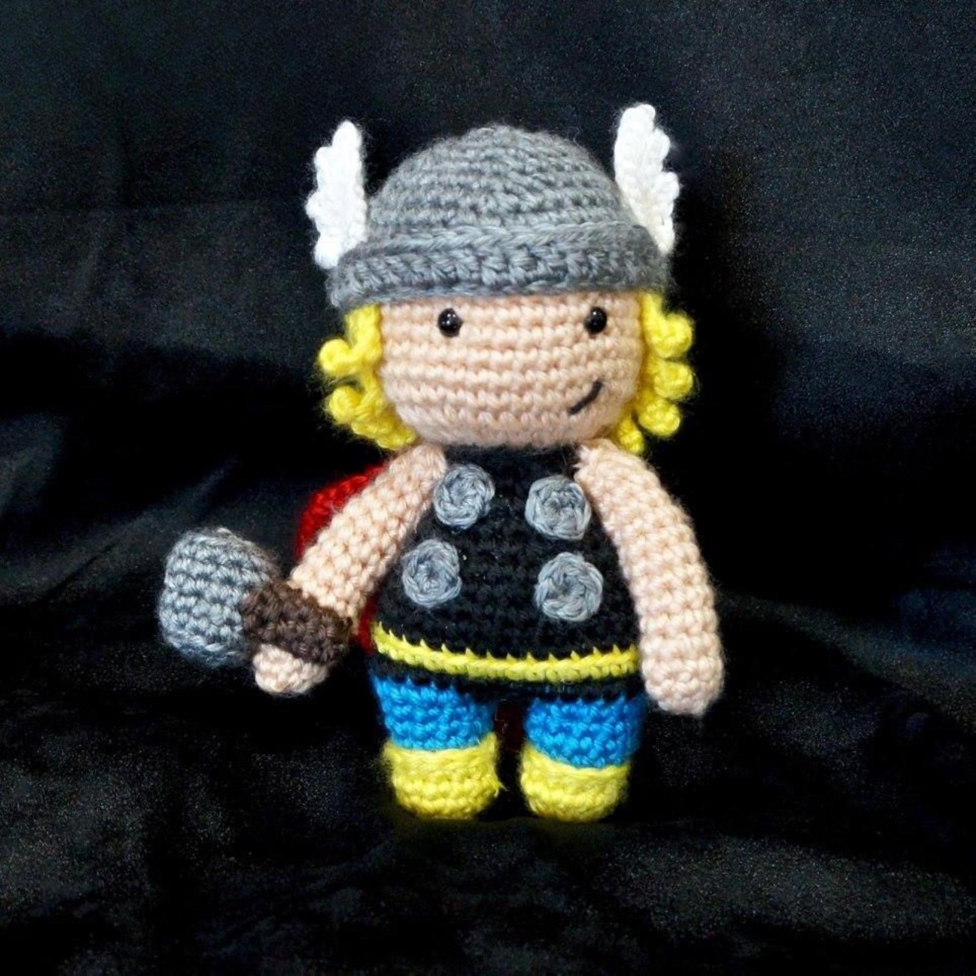 Thor 3 Pattern Thor Crochet Pattern – 6 Inch Amigurumi Superhero Doll (PDF Pattern) - Etsy