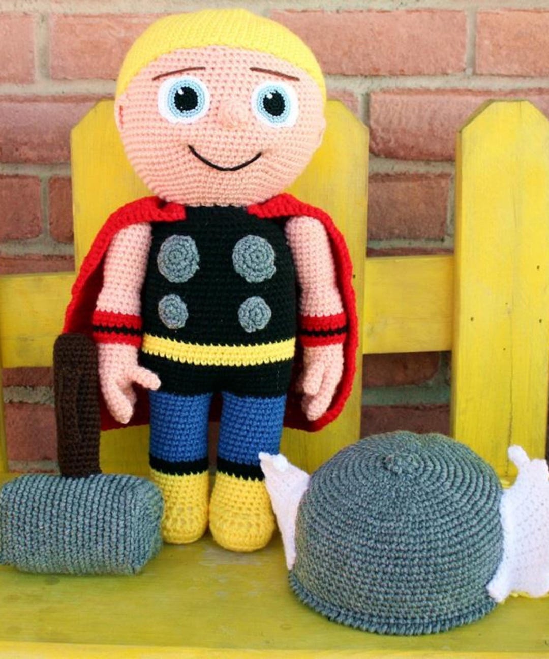 Thor 3 Pattern Thor Crochet Doll Pattern | 18