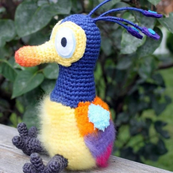 Baby Kevin Crochet Pattern – Up Movie Inspired Bird Amigurumi (PDF Pattern)
