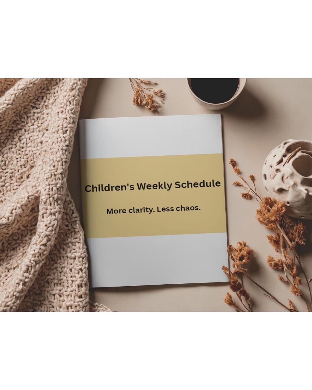 Schedule Booklet.pdf Kids Routine Chart Printable PDF | Weekly Schedule for Kids | Reward ...